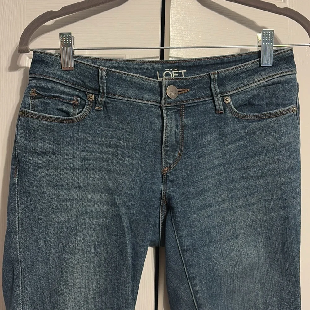 Loft curvy skinny jeans size 24 OO petite - Picture 2 of 7